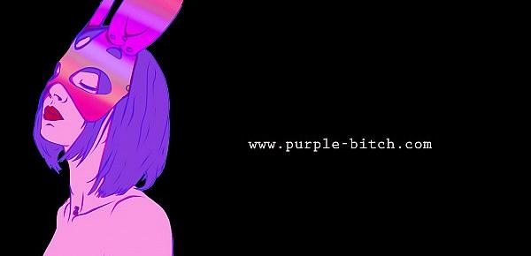  purple bitch Jinx lure lady cosplay teen ass butt whore